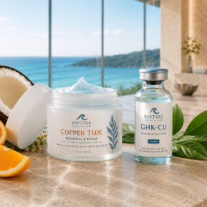 GHK-CU peptide/ with copper tide renewal cream bundle
